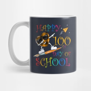 Cute Heart Happy 100th Day Of School Shirt For Kids Student Mug